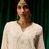 Eshal Spa Embroidered Straight Suit Set with Dupatta