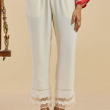 Aurora Dark Pink Floral Printed Satin V-neck Long Kurti