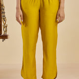 Sameera Mustard Printed Viscose Co-ord Set for Women