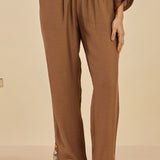 Ruqayya Gold  Abstract Embroidered Asymmetric A-line Long Kurta Set