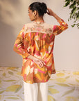Naina Multicolour Pink Printed Top for Women