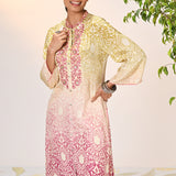 Ruhi Moss Maroon Printed Tunic For Women