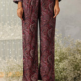 Kali Scarlet Rose Printed Viscose Co-ord Set for Women