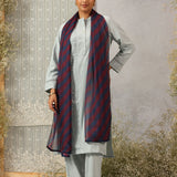 Muskan Burgundy Printed Georgette Dupatta for Women