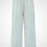 White Linen Blend Daily Wear Palazzos