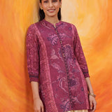 Paakhi Dark Pink Printed Shantoon Tunic