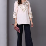 Navy Blue Long Plain Pant - Lakshita