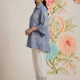 Maitri Spa Embroidered A-line Tunic