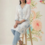 Mysaara Spa Embroidered Georgette Suit Set with Dupatta