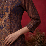 Purple Printed Shantoon Tunic