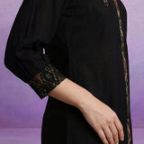 Black  All-Over Printed Cotton Co-ord Set