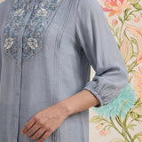 Kissa Spa Embroidered Shirt