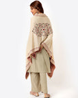 Traditional Camel Versatile Knitted Shawl