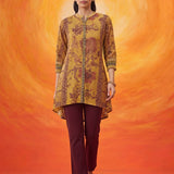 Paakhi Mustard Printed Shantoon Tunic