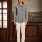 Cara Grey Hooded jacket