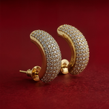 Clear Siya CZ Stud Earrings