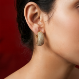 Clear Siya CZ Stud Earrings