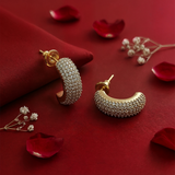 Clear Siya CZ Stud Earrings