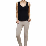 Light Beige Plain Tight - Lakshita