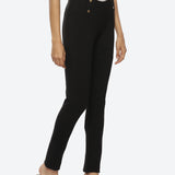 Black Long Plain Jegging