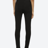 Black Long Plain Jegging