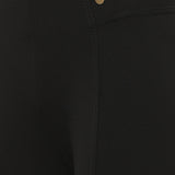 Black Long Plain Jegging