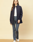 Midnight blue quilted Jacket