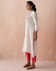 Ivory Alora Collection Kurta With Delicate Embroidery