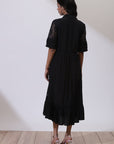 Black Russell Net Dress