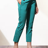 Mia Turquoise Relaxed Fit Pants for Women