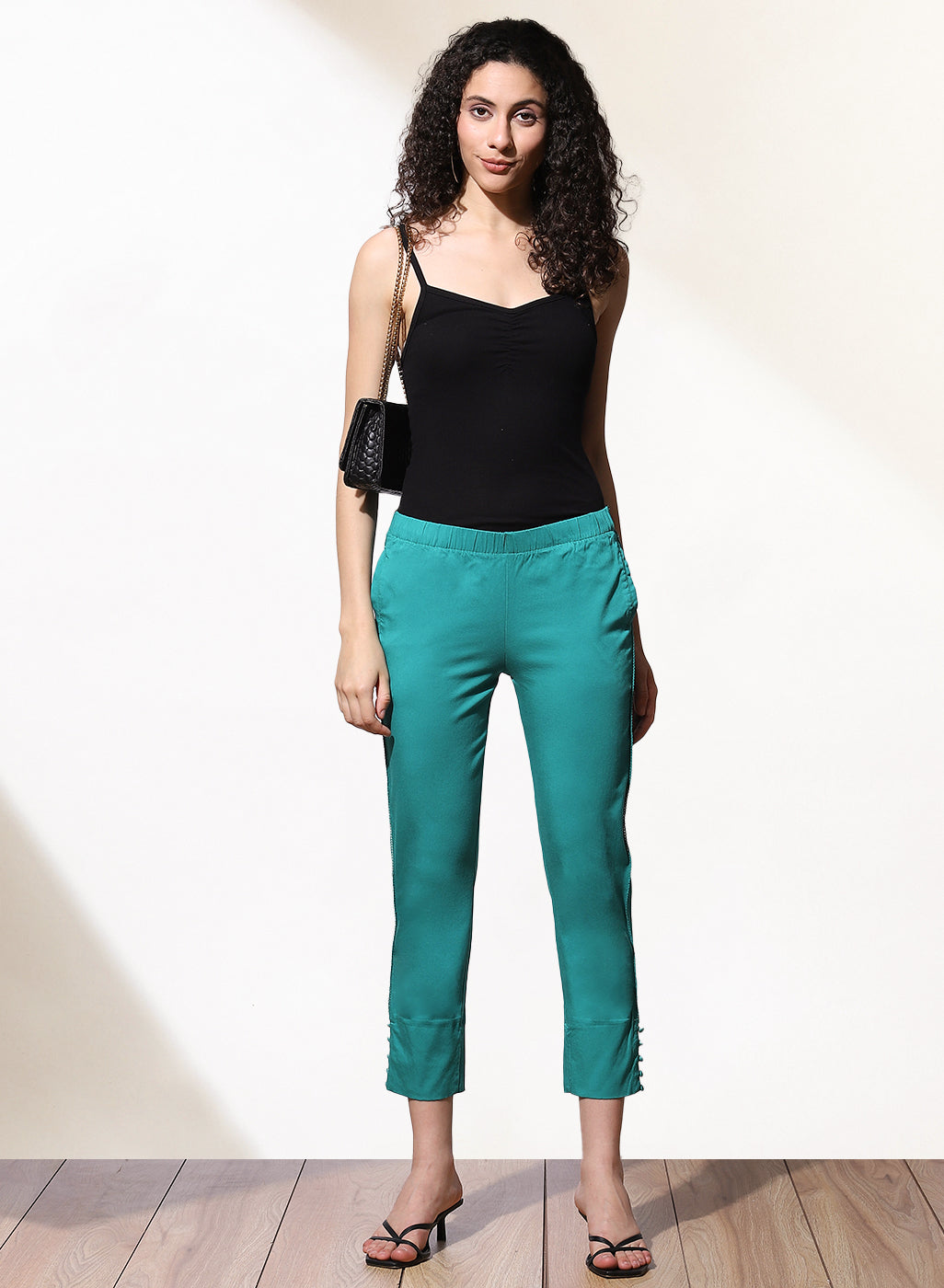 Turquoise Capri In Solid Color