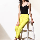 Mia Mustard Relaxed Fit Pants for Women