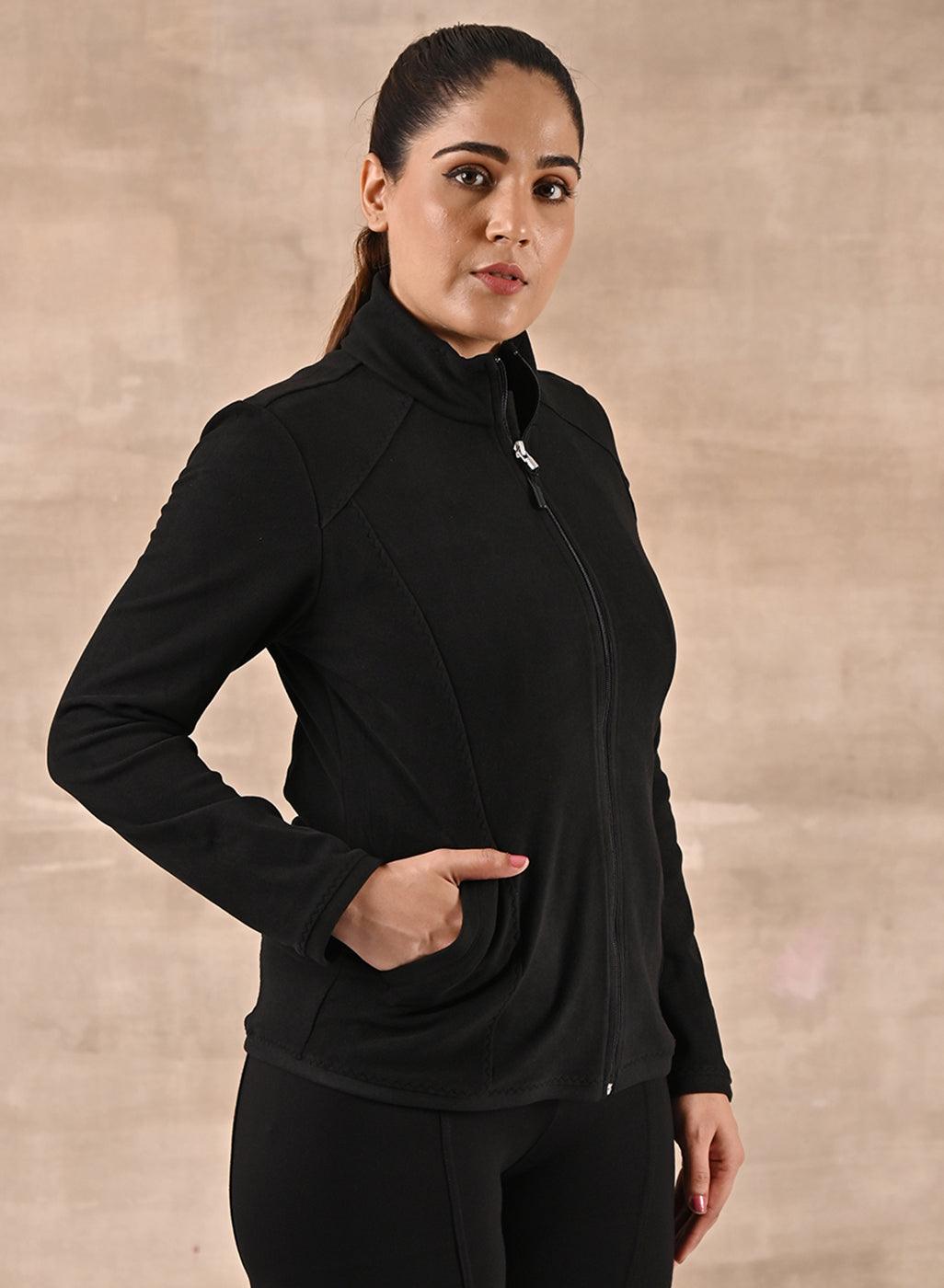 Lakshita off white plain jacket Clearance