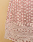 Pink Long All over Embroidered Kurta Set - Lakshita