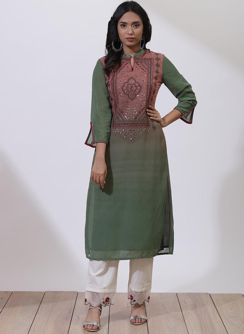 40+ Ankle Length Pants With Kurti Design