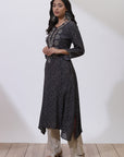Black Dhaage Collection Kurta With Embroidery