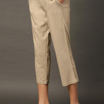 Beige Skin Capris - Lakshita