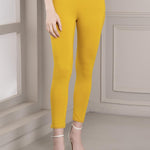 Yellow Ankle Length Legging - Lakshita