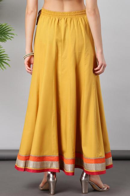 Yellow Designer Skirt - Lakshita