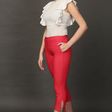 Pink Regular Capri - Lakshita