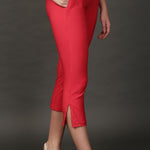 Pink Regular Capri - Lakshita