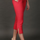 Pink Regular Capri - Lakshita