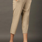 Beige Skin Capris - Lakshita