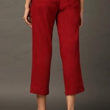 Maroon SkinCapris - Lakshita