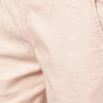 Peach Regular Plain Designer Capri - Lakshita