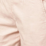 Peach Regular Plain Designer Capri - Lakshita