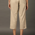 Beige Skin Capris - Lakshita