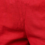 Red Regular Plain Designer Capri - Lakshita
