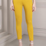 Yellow Ankle Length Legging - Lakshita