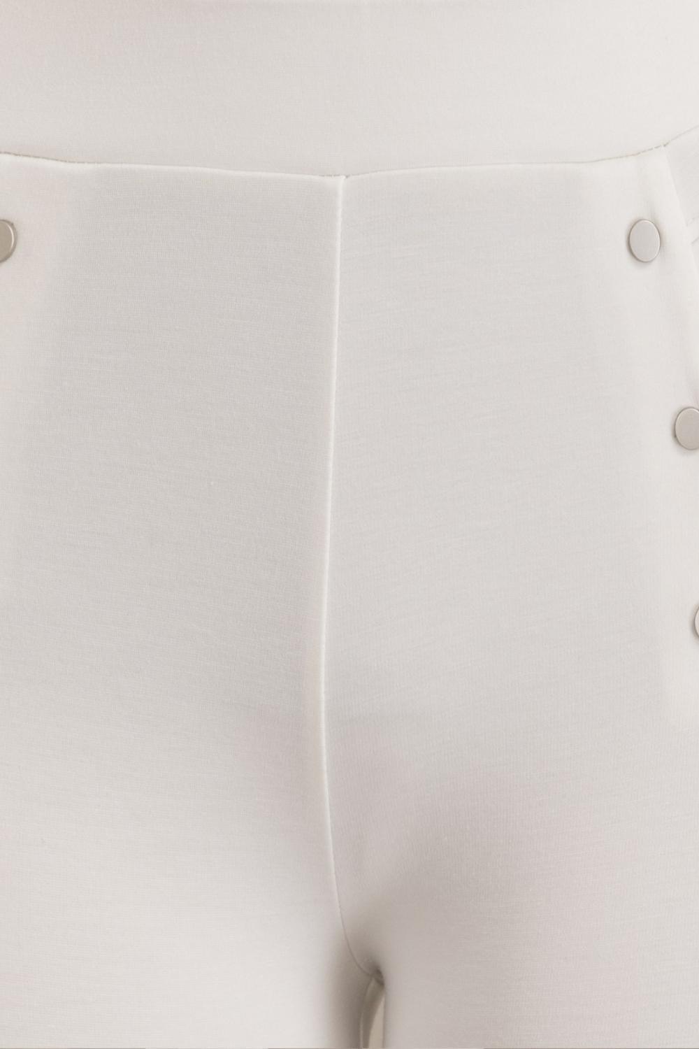 High Waist White Jeggings - Lakshita